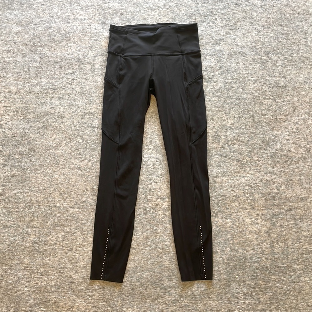 Black Lululemon Fast and Free Tight